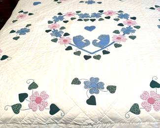 Hand made, hand quilted Amish quilt. 