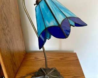 Slag or stained glass lamp