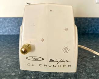 Mid century ice crusher