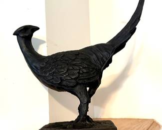 Cast iron pheasant