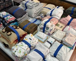 Blankets, comforters, sheet sets 