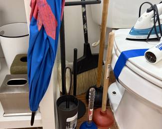 Plungers, toilet accessories