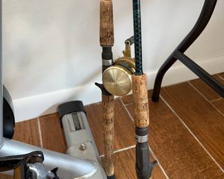 fishing rod and reel Calcutta