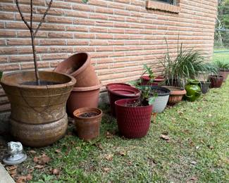 Assortment of pots