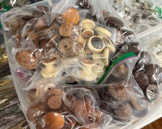 Wooden knobs 