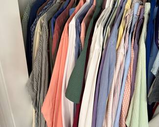 Name brand dress button down shirts