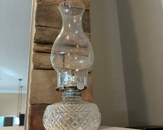 Antique oil lamp