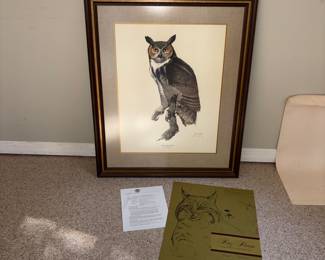 Signed print with COA