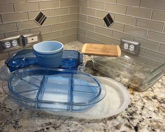 Baking dishes, and Tupperware Pyrex