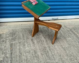 Vintage child’s school desk
