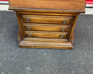 Vintage three drawer table