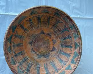Terra cotta bowl with stand