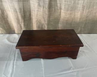 Wooden storage box