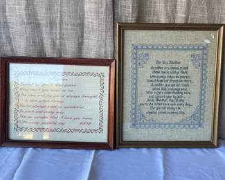 Mother cross stitch pictures