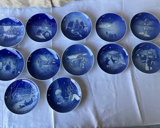 Collectible Christmas plates