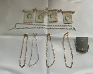 Origami owl necklaces, bracelet