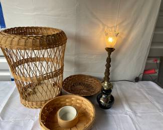 Home decor and basket 