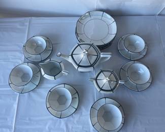 Antique porcelain set