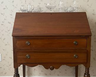 Solid Hardwood Fold Down Desk