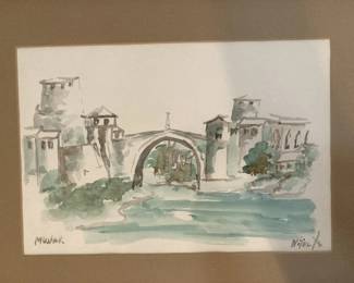 Signed, Numbered Muhar Print