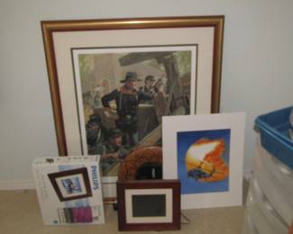 John Wayne framed picture