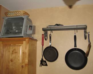 pots, pans and rotisserie 