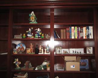 collector plates, team figurines