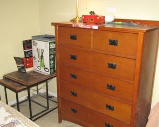 another gentleman's dresser, nesting tables
