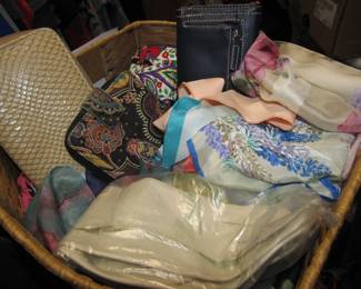 scarves, Vera Bradley wallets & purses