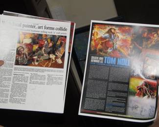 Tom Noll artist of some musician pictures at this location