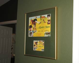 Quiet Man framed picture