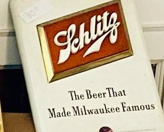 Another vintage bar sign from the family's bar.