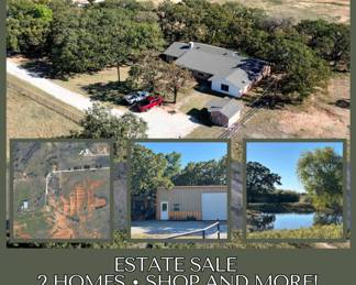 Blue Modern Real Estate Property Promotion Flyer