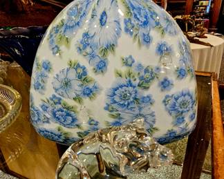 Crystal pig and glass art