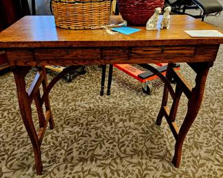 Antique wooden desk