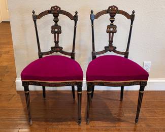 18th century French sitting chairs