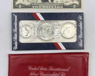 1976 Silver Uncirculated Bicentennial Set +$2