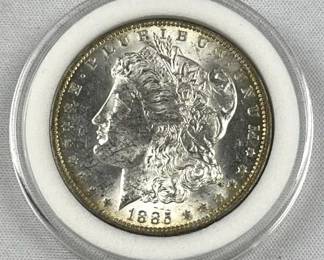 1885-O Morgan Silver Dollar, US $1, Quality