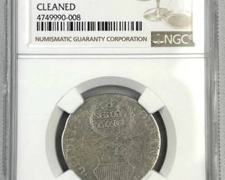 1734 Germany 8S JJJ Lubeck, NGC G-Cleaned