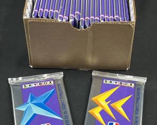 (21) 1991-92 NBA Skybox Basketball Sealed Packs