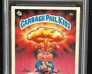 1985 Garbage Pail Kids Blasted Billy Gl. PSA 8