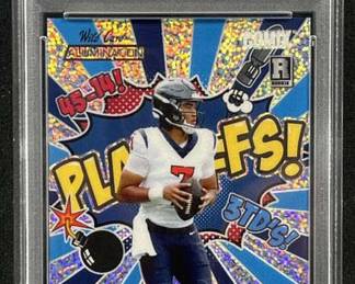 2023 CJ Stroud Wild Card Alum. #/50 PSA 10