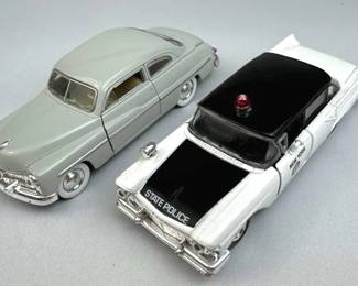 Pair of Retro Die Cast 90s Cars