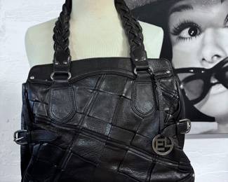 Soft leather EL with braided handle