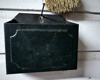 Old metal box for wall