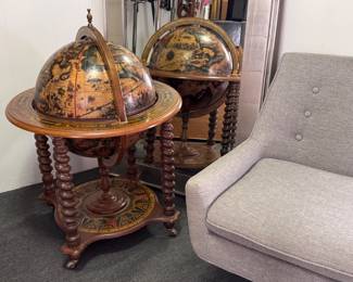 Fantastic floor globe