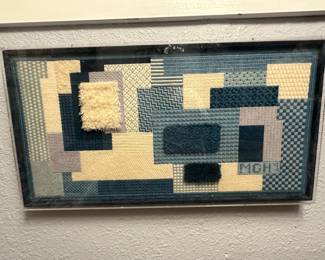 Handmade Textile Art, Signed