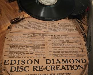 Edison and Victrola records 