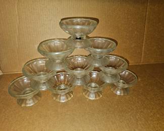 Libby sorbet cup/ice cream set