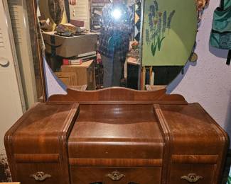 1940s Vanity Bedroom set (see end table and dresser in other photos)